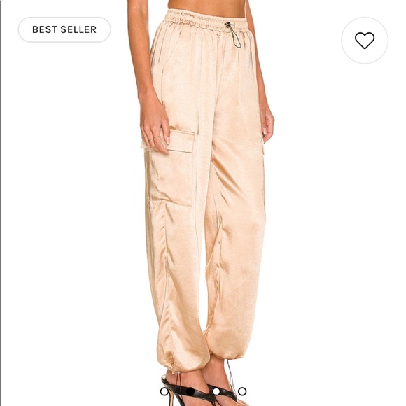 Superdown Rita Cargo Pant in Champagne size XS - Picture 3 of 5